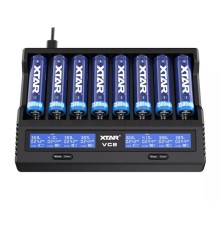 VC8 Sekizli Li-ion / NI-CD / NI-MH Pil Şarj Cihazı