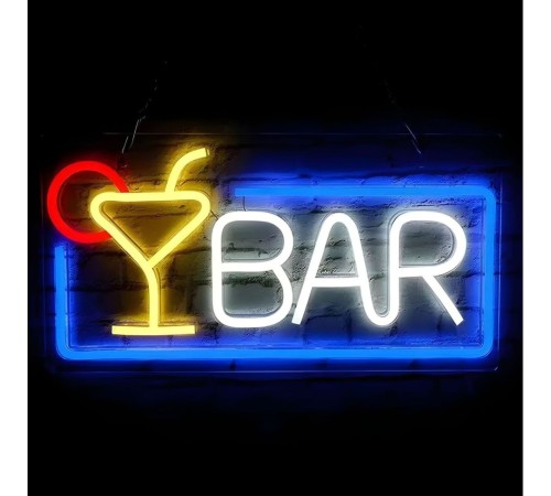 Bar Yazılı Neon Led