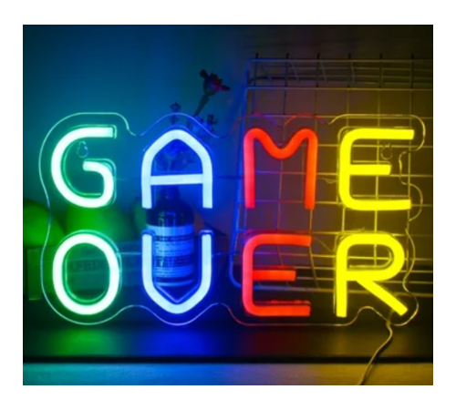 Game Over Yazılı Neon Led MZ-N3