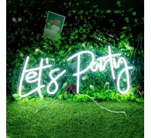 Let'S Party Yazılı Neon Led