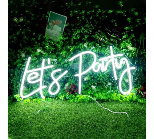 Let'S Party Yazılı Neon Led