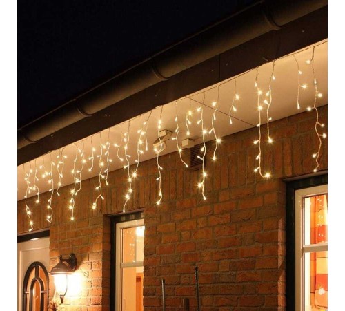 2 M 100 Led 20 Saçak 30 x 50 x 70 Cm Çakarlı IP65 Dış Mekan Led Aydınlatma Süsü