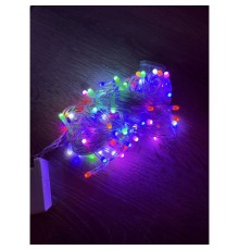 10 M 100 Led Damla Uçlu RGB Işık Şeffaf Kablo MZ-17-10