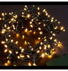 10 M 100 Led Boncuk Lamba Gün Işığı Siyah Kablo MZ-18-4