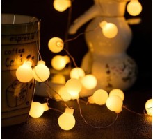 5M 28 Led Kırmızı Işık Şeffaf Kablo Fişli Eklemeli MZ-18-21