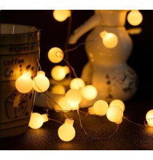 5M 28 Led Kırmızı Işık Şeffaf Kablo Fişli Eklemeli MZ-18-21