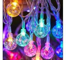 3 M 20 Led Kristal Top RGB Pilli MZ-308