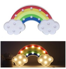 Led Işıklı Gökkuşağı Gece Lambası