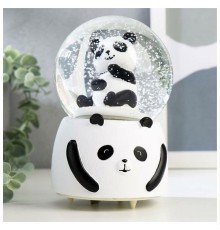 Siyah Beyaz Panda Kar Küresi Büyük Boy