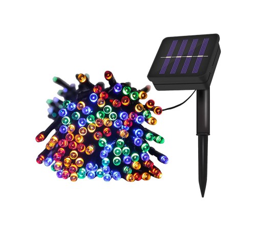 12m 100 Led RGB SOLAR MZ3-004