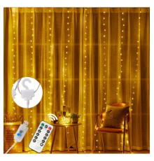 Tel Perde Led 3*3m 300 Led Gün Işığı