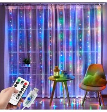 Tel Perde Led 3 x 3 M 300 Led RGB