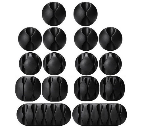 Yapışkanlı Kablo Sabitleyici Düzenleyici 16 lı Paket