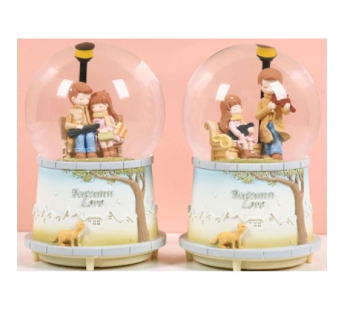 Sonbahar Sevgili Kar Küresi Büyük Boy