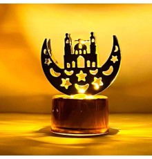 12'li Ramazan Ayaklı Led Işık Gold Renk Gün Işığı MZ6200-249