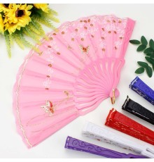 Plastik Kumaş Yelpaze 12 li Karışık 040