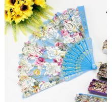 Plastik Kumaş Yelpaze 12 li Karışık 010