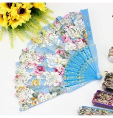 Plastik Kumaş Yelpaze 12 li Karışık 010