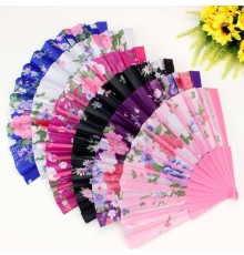 Plastik Kumaş Yelpaze 12 li Karışık 038