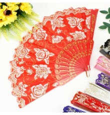 Plastik Kumaş Yelpaze 12 li Karışık 003