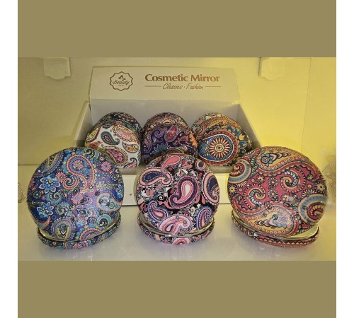 12'li Büyüteçli YUVARLAK Cep Aynası MZ-114