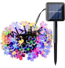 Solar 5 M 50 Led Papatya RGB 8 Fonksiyonlu