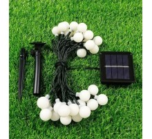 Solar 5m 28 Led Top Gün Işığı Siyah Kablolu