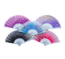 Plastik Kumaş Yelpaze 12 li Karışık OB-047