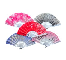 Plastik Kumaş Yelpaze 12 li Karışık OB-049