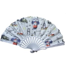 Plastik Kumaş Yelpaze 12 li İstanbul