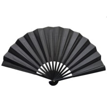 Plastik Kumaş Yelpaze 12 li Siyah