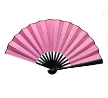 Plastik Kumaş Yelpaze 12 li Pembe