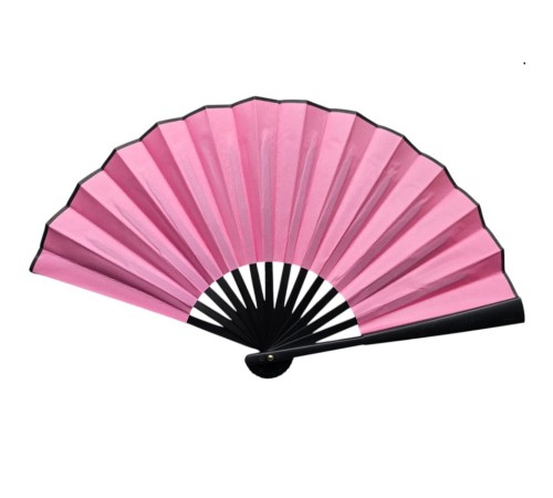 Plastik Kumaş Yelpaze 12 li Pembe