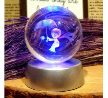 Işıklı Pilli Cam Küre