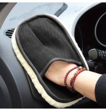 Mikrofiber Yün Araba Yıkama Eldiveni - Çizmez ve Yüksek Emici