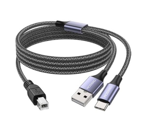 ZR361 Ads 501 Type-C 2 İn 1 Yazıcı Kablosu