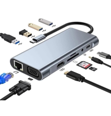 ZR44/A Type-C 11 İn 1 Gigabit Hdtv Çevirici