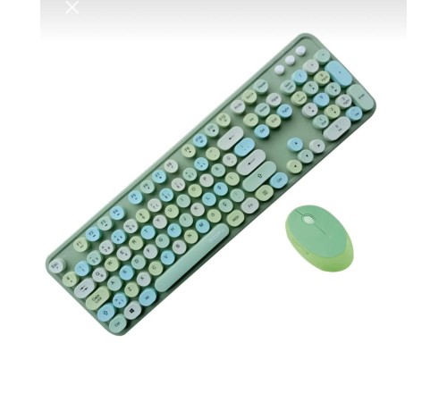 Mofii Zr513/Y Sweet Yeşil Klavye Mouse Set
