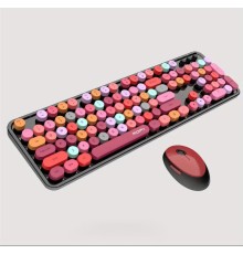 Mofii Zr513/K-S Sweet Kirmizi/Siyah Klavye Mouse Set