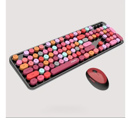 Mofii Zr513/K-S Sweet Kirmizi/Siyah Klavye Mouse Set