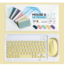 ZR20Km Sarı Kablosuz Klavye Mouse Set