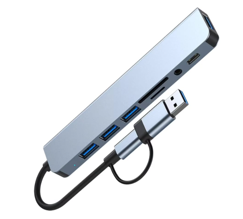 Byl 2218Tu Support 8 İn 1 Type-C Usb Çevirici