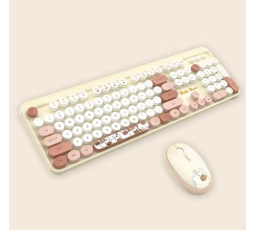 Hello Bear Sütlü Çay Klavye Mouse Set