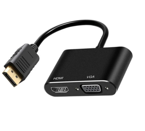 ZR723 Dp To Hdmı+Vga Çevirici