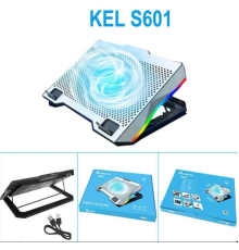 ZR924 S601 Tek Fanlı Rgb Metalik Laptop Soğutucu