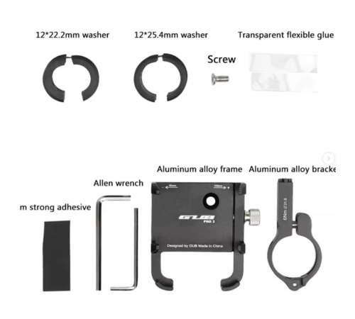 ZR Gub Pro 3 Dc Motosiklet Telefon Tutucu