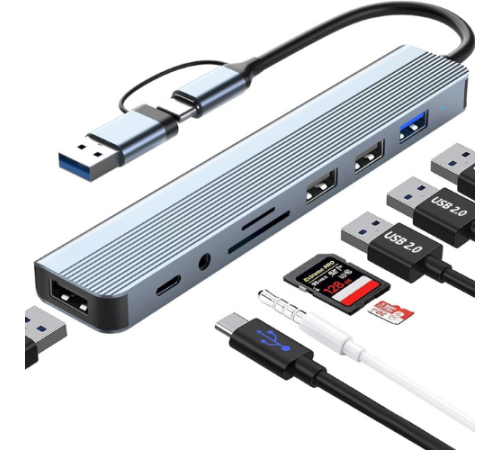 Type-C Usb 8In1 3.0 Hub ZR1056
