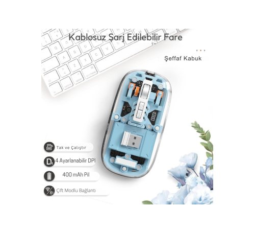 Mavi 501 Bt+ Wireless Mouse ZR1133