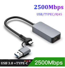 Usb/Type C 2.5G Ethernet Çevirici ZR1144
