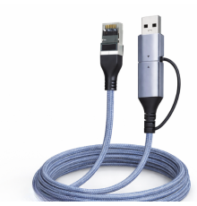 Usb 3.0 Type-C 2 In 1 Gigabit Ethernet Adapter ZR1159